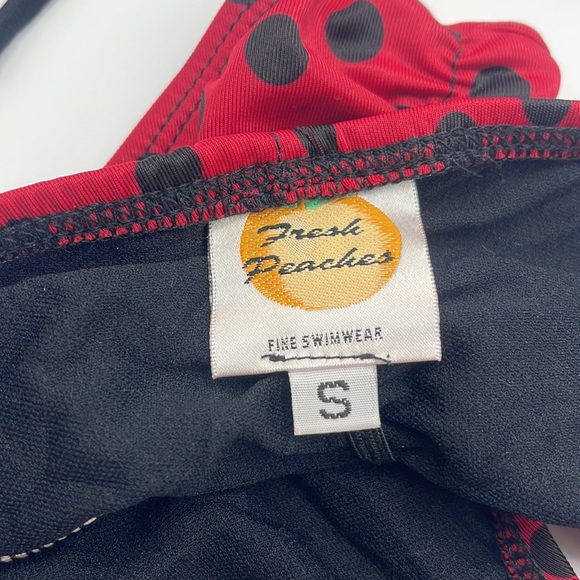 Bikini Red and block dots - Picture 10 of 11